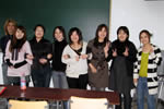 留学クラスの仲間たちと：松井理恵さん